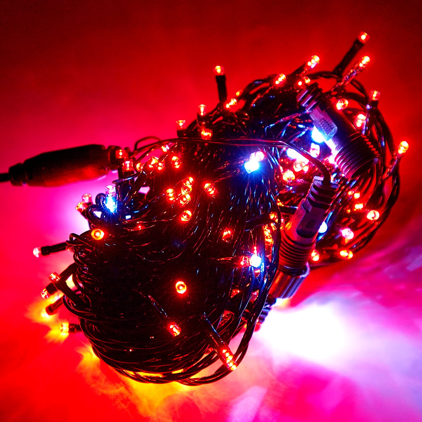 20M Black Wire 156/200 LED Fairy String Lights Garlands Christmas Tree Decoration for Wedding Party Outdoor Indoor EU UK Plug