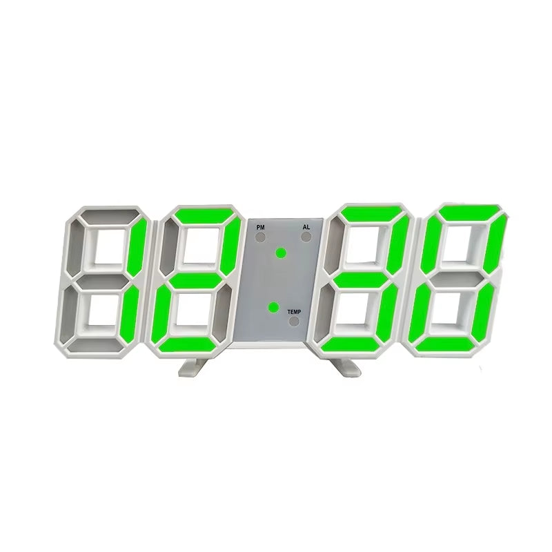 Digital Wall Clock, Desktop Clock, Home Decor, Indoor LED Table Clock, Living Room Wall Clock