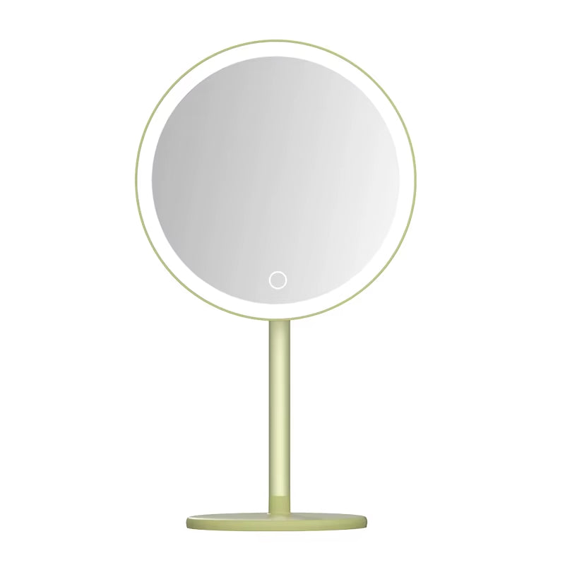 DOCO Makeup Mirror Mini Desktop LED Light High Quanlity Metal Texture Perfect for Gift Giving