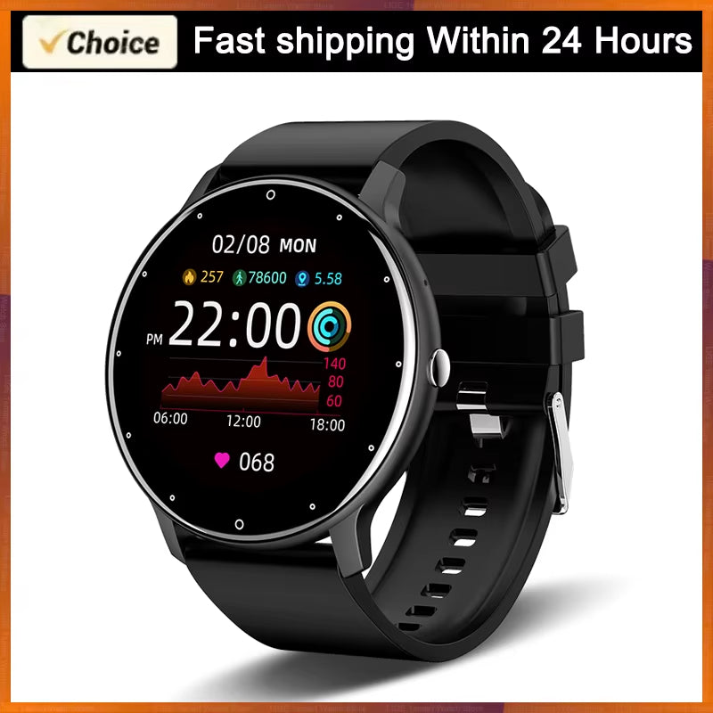 2025 Smart Watch Women Men Lady Gift Sport Fitness Watches Heart Rate Monitor Waterproof Smartwatch for Xiaomi Android IOS