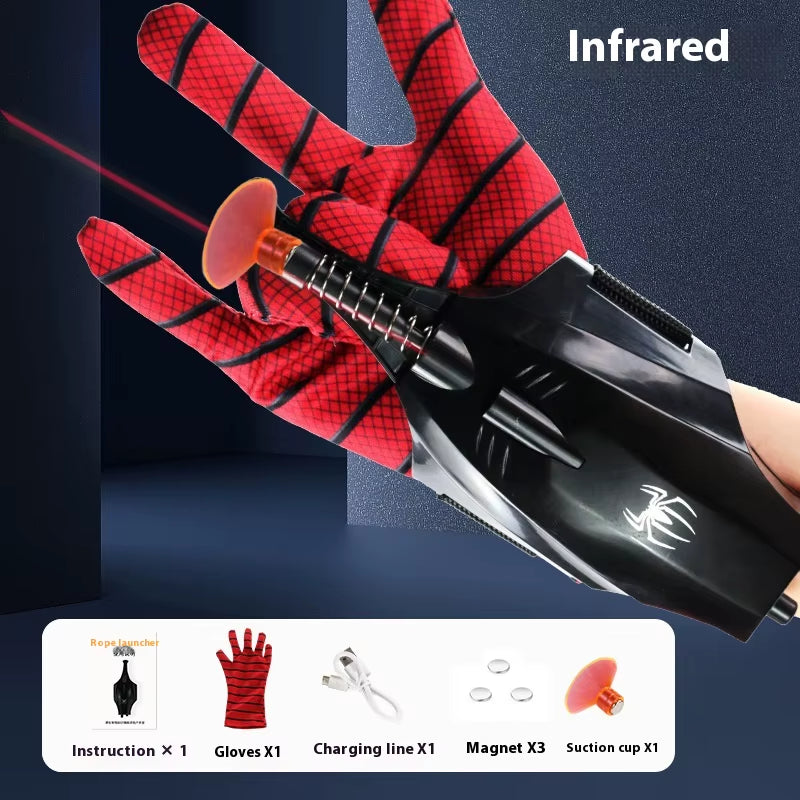 The Avengers Spider-Man Web Shooters Wrist Launcher Shooters Peter Parker Cosplay Props Shooting Device Toy Boy Favorite Toys