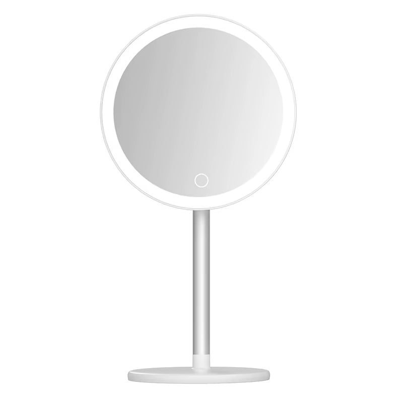 DOCO Makeup Mirror Mini Desktop LED Light High Quanlity Metal Texture Perfect for Gift Giving