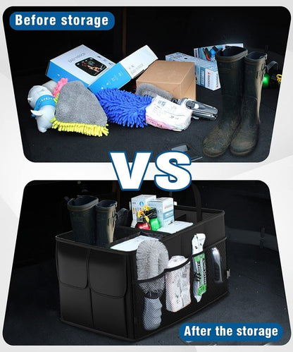 Car Boot Organiser Foldable Portable Heavy Duty Tidy Car Storage Organiser UK