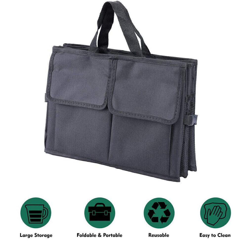 Car Boot Organiser Foldable Portable Heavy Duty Tidy Car Storage Organiser UK