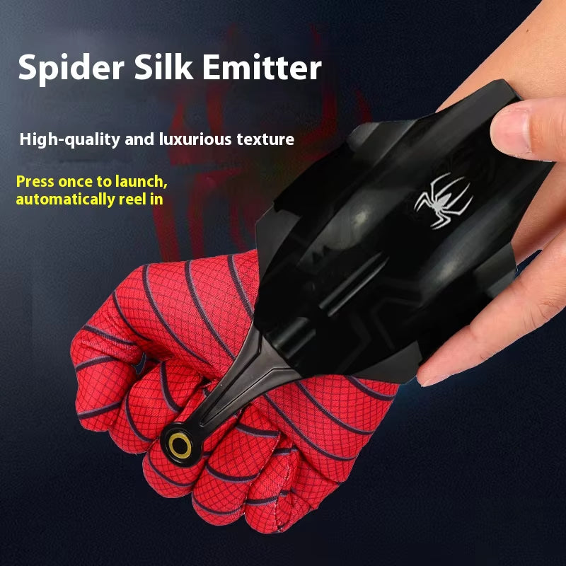 The Avengers Spider-Man Web Shooters Wrist Launcher Shooters Peter Parker Cosplay Props Shooting Device Toy Boy Favorite Toys