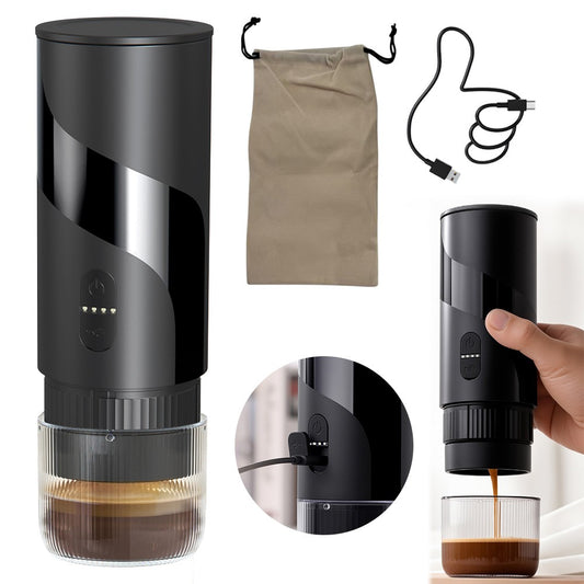 Portable Electric Portable Espresso Coffee Maker Machine for Car & Home &Camping