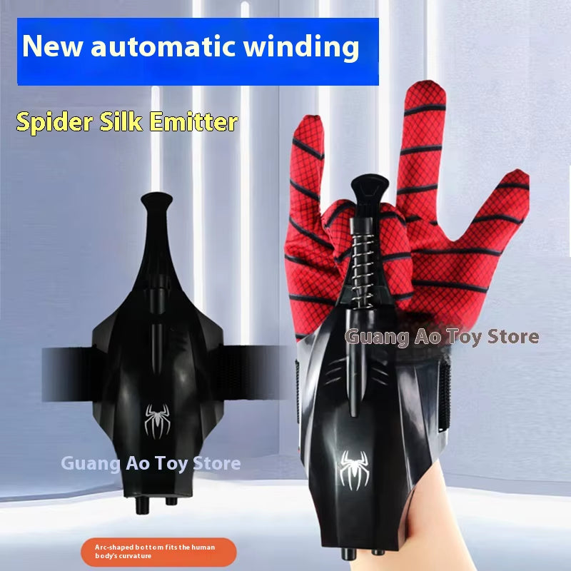 The Avengers Spider-Man Web Shooters Wrist Launcher Shooters Peter Parker Cosplay Props Shooting Device Toy Boy Favorite Toys