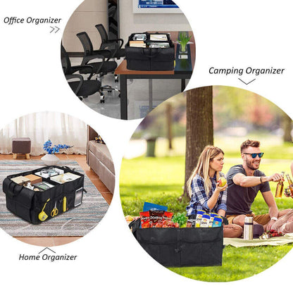 Car Boot Organiser Foldable Portable Heavy Duty Tidy Car Storage Organiser UK