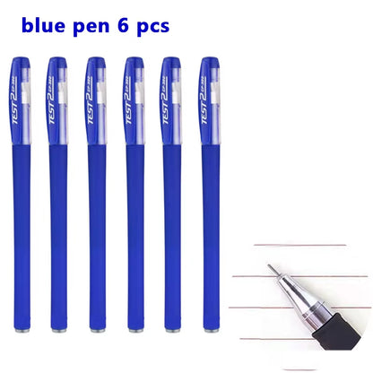 Gel Pens Set Black Blue Red Refill Gel Pen Bullet Tip 0.5Mm School & Office Supplies Stationery Kawaii Accessories Stationery