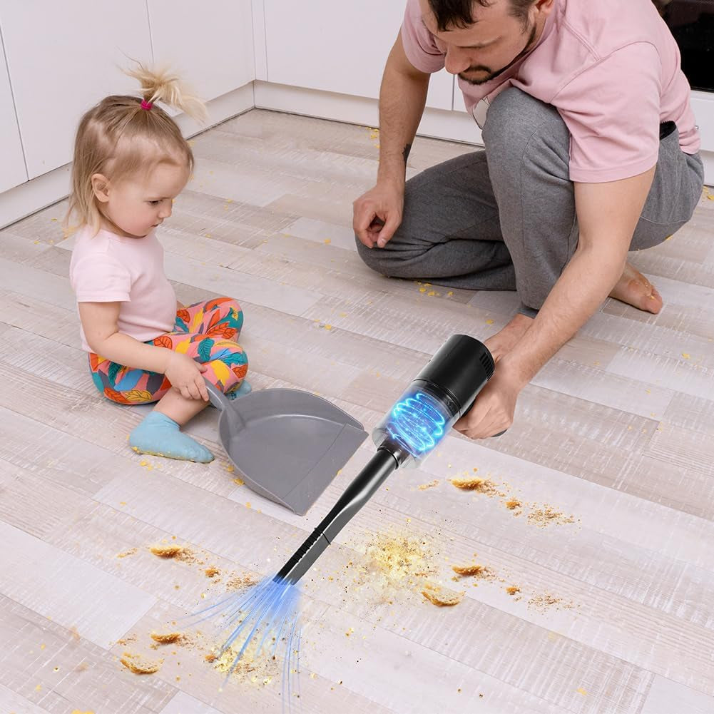 URAQT Handheld Vacuum, 6000Pa Powerful Car Vacuum Cleaner, Portable Hand Car Hoo