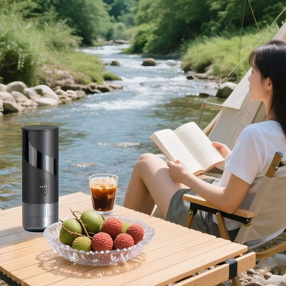 Portable Electric Portable Espresso Coffee Maker Machine for Car & Home &Camping