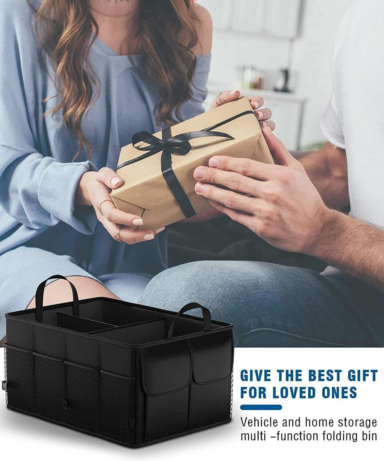 Car Boot Organiser Foldable Portable Heavy Duty Tidy Car Storage Organiser UK