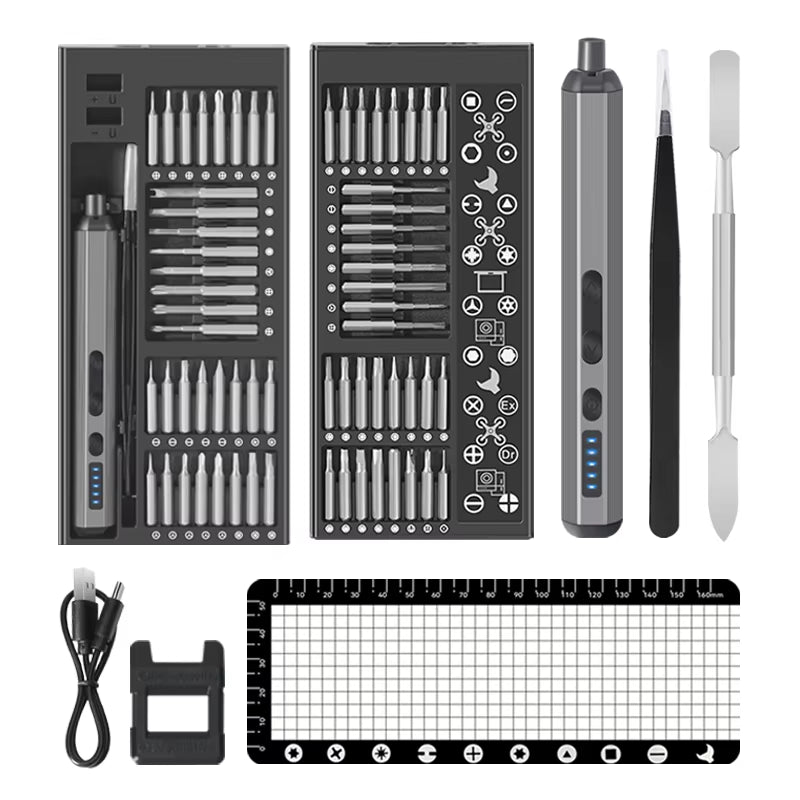 68 in 1 Precision Electric Screwdriver Set 5 Levels Adjustable Comes Fill Light Professional Mobile Phone Ipad Repair Tool