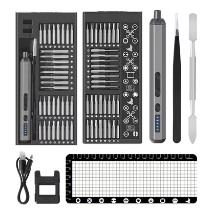 68 in 1 Precision Electric Screwdriver Set 5 Levels Adjustable Comes Fill Light Professional Mobile Phone Ipad Repair Tool