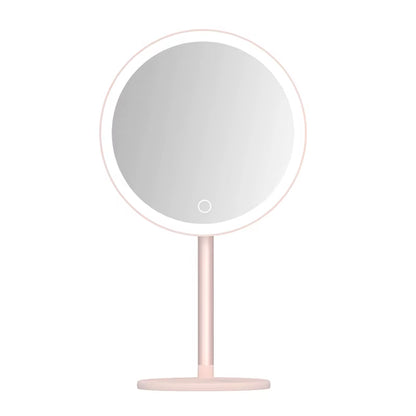 DOCO Makeup Mirror Mini Desktop LED Light High Quanlity Metal Texture Perfect for Gift Giving