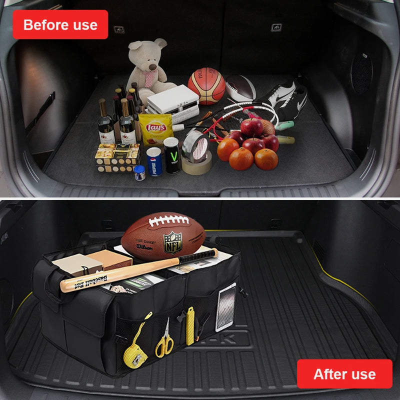 Car Boot Organiser Foldable Portable Heavy Duty Tidy Car Storage Organiser UK
