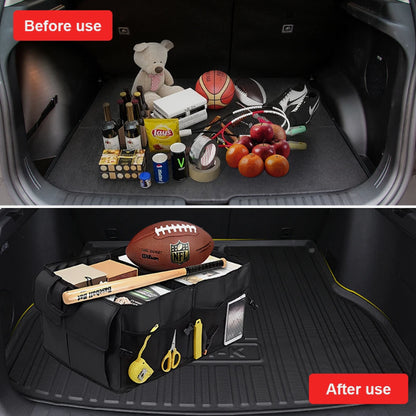 Car Boot Organiser Foldable Portable Heavy Duty Tidy Car Storage Organiser UK
