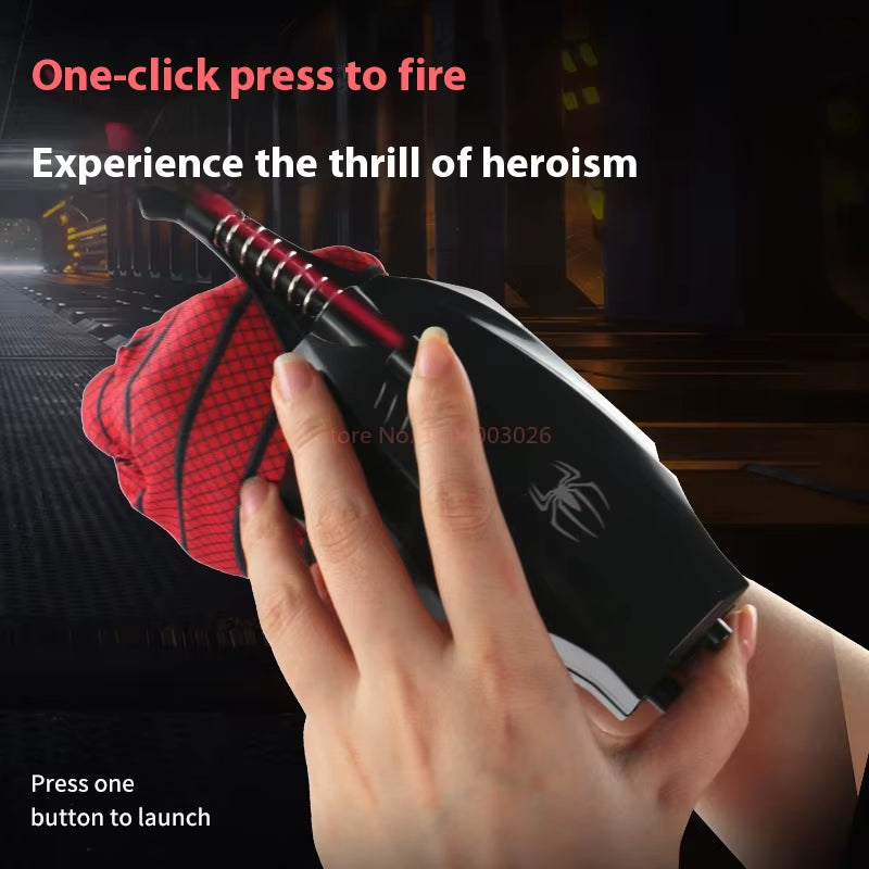 The Avengers Spider-Man Web Shooters Wrist Launcher Shooters Peter Parker Cosplay Props Shooting Device Toy Boy Favorite Toys