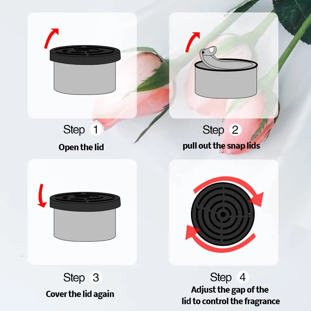 Car Air Freshener Bubble Gum Scent Organic Cans Odor Eliminator Essential Long-Lasting,Strong Fragrance for Home Closet