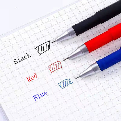 Gel Pens Set Black Blue Red Refill Gel Pen Bullet Tip 0.5Mm School & Office Supplies Stationery Kawaii Accessories Stationery